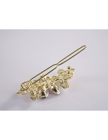 SPINKA  do włosów KWIATUSZKI Z KRYSZTAŁKAMI...