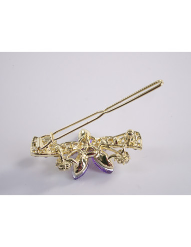 SPINKA  do włosów KWIATUSZKI Z KRYSZTAŁKAMI...