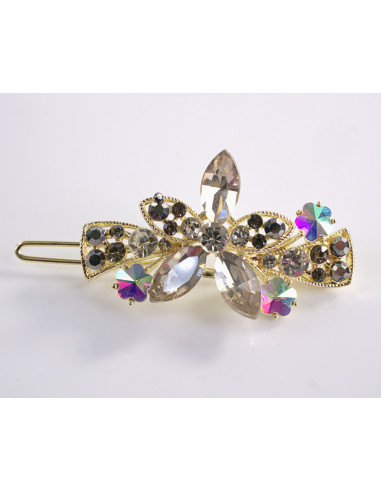 SPINKA  do włosów KWIATUSZKI Z KRYSZTAŁKAMI...