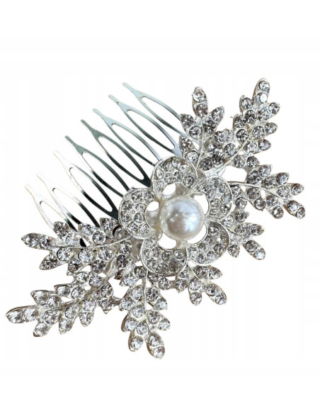 Grzebień wsuwany do włosów ozdobny kamienie Lolita Accessories