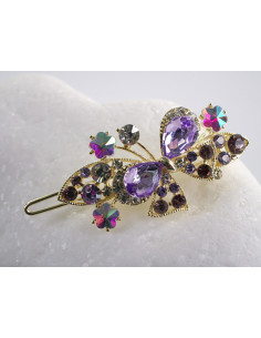 SPINKA  do włosów KOKARDKI Z KRYSZTAŁKAMI  Lolita... 2