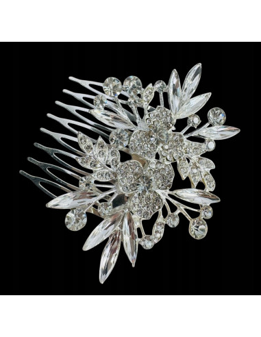 Grzebień wsuwany do włosów ozdobny kamienie Lolita Accessories
