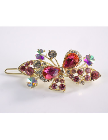 SPINKA  do włosów KOKARDKI Z KRYSZTAŁKAMI...