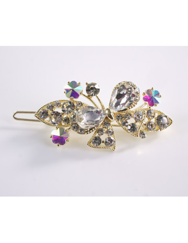 SPINKA  do włosów KOKARDKI Z KRYSZTAŁKAMI...