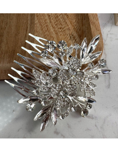 Grzebień wsuwany do włosów ozdobny kamienie Lolita Accessories