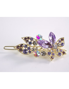 SPINKA  do włosów KWIATUSZKI Z KRYSZTAŁKAMI  Lolita...