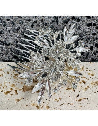 Grzebień wsuwany do włosów ozdobny kamienie...