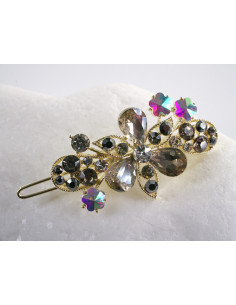 SPINKA  do włosów KWIATUSZKI Z KRYSZTAŁKAMI  Lolita... 2