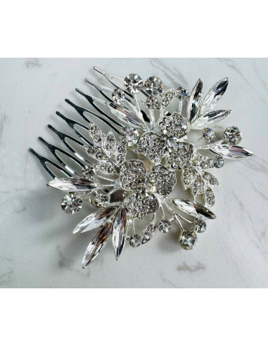 Grzebień wsuwany do włosów ozdobny kamienie...