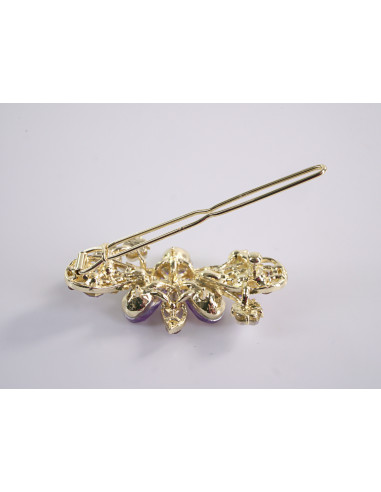 SPINKA  do włosów KWIATUSZKI Z KRYSZTAŁKAMI...