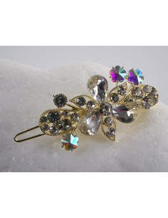 SPINKA  do włosów KWIATUSZKI Z KRYSZTAŁKAMI  Lolita... 2