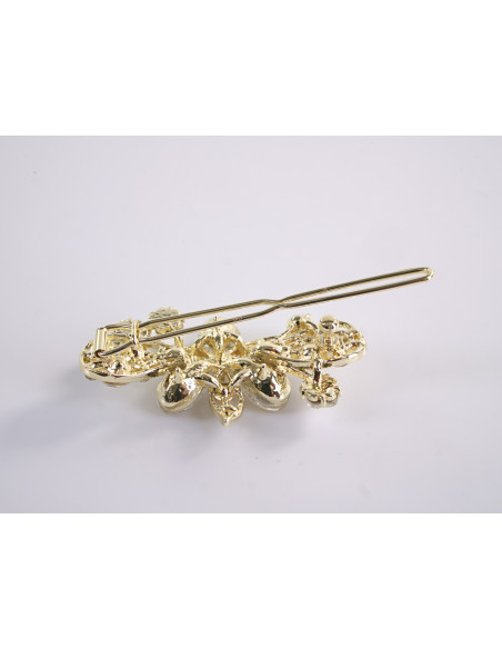 SPINKA  do włosów KWIATUSZKI Z KRYSZTAŁKAMI  Lolita Akcesoria CRYSTAL AB