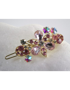 SPINKA  do włosów KWIATUSZKI Z KRYSZTAŁKAMI  Lolita... 2