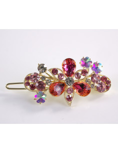 SPINKA  do włosów KWIATKI Z KRYSZTAŁKAMI  Lolita...