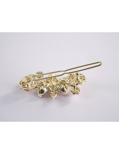 SPINKA  do włosów KWIATUSZKI Z KRYSZTAŁKAMI...