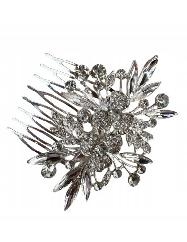 Grzebień wsuwany do włosów ozdobny kamienie...