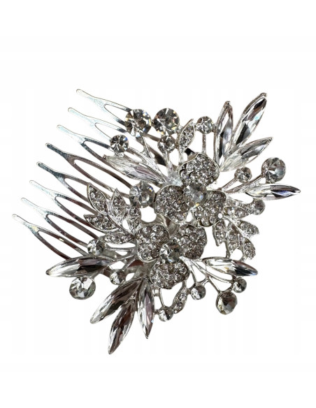 Grzebień wsuwany do włosów ozdobny kamienie Lolita Accessories