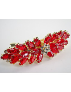 KLAMRA FRANCUSKA DO WŁOSÓW KŁOS Z KAMIENIAMI LOLITA...