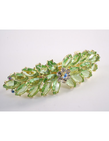 KLAMRA FRANCUSKA DO WŁOSÓW KŁOS Z KAMIENIAMI...