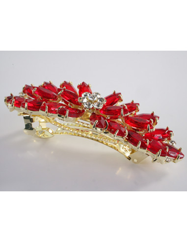 KLAMRA FRANCUSKA DO WŁOSÓW KŁOS Z KAMIENIAMI...