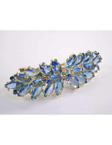 KLAMRA FRANCUSKA DO WŁOSÓW KŁOS Z KAMIENIAMI...