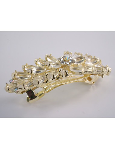 KLAMRA FRANCUSKA DO WŁOSÓW KŁOS Z KAMIENIAMI...