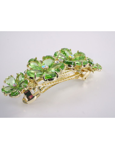 KLAMRA FRANCUSKA DO WŁOSÓW KWIATY Z KAMIENIAMI...