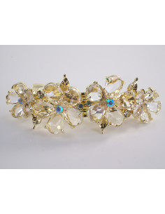 KLAMRA FRANCUSKA DO WŁOSÓW KWIATY Z KAMIENIAMI LOLITA... 2