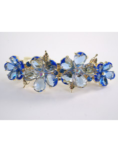 KLAMRA FRANCUSKA DO WŁOSÓW KWIATY Z KAMIENIAMI LOLITA... 2