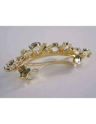 KLAMRA FRANCUSKA DO WŁOSÓW KWIATY Z KAMIENIAMI...