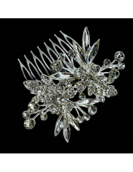 Grzebień wsuwany do włosów ozdobny kamienie Lolita Accessories