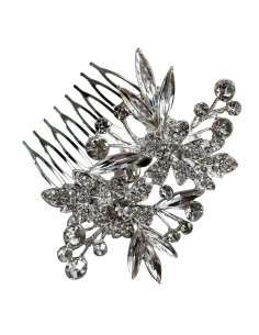 Grzebień wsuwany do włosów ozdobny kamienie Lolita... 2