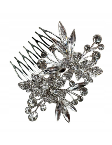 Grzebień wsuwany do włosów ozdobny kamienie...