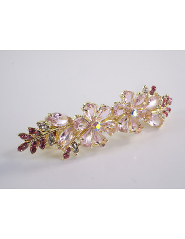 KLAMRA FRANCUSKA DO WŁOSÓW KWIATY Z KAMIENIAMI...