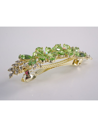 KLAMRA FRANCUSKA DO WŁOSÓW KWIATY Z KAMIENIAMI...