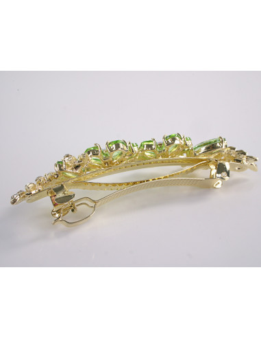 KLAMRA FRANCUSKA DO WŁOSÓW KWIATY Z KAMIENIAMI...