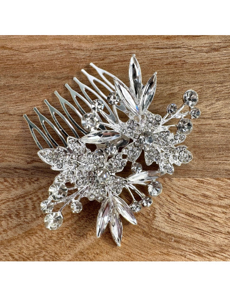 Grzebień wsuwany do włosów ozdobny kamienie Lolita Accessories