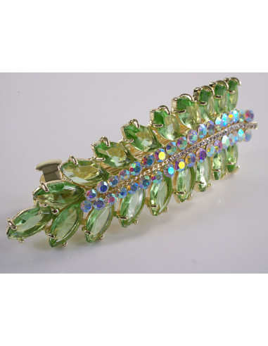 KLAMRA FRANCUSKA DO WŁOSÓW KŁOS Z KAMIENIAMI...