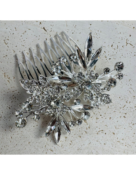 Grzebień wsuwany do włosów ozdobny kamienie Lolita Accessories