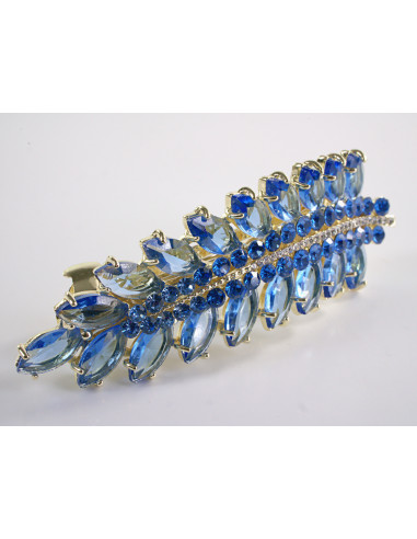 KLAMRA FRANCUSKA DO WŁOSÓW KŁOS Z KAMIENIAMI...