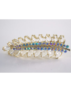 KLAMRA FRANCUSKA DO WŁOSÓW KŁOS Z KAMIENIAMI LOLITA...