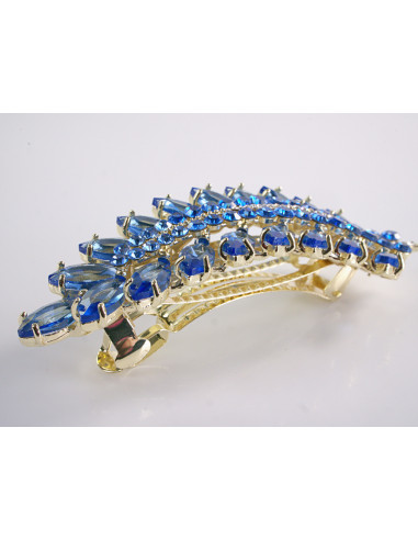 KLAMRA FRANCUSKA DO WŁOSÓW KŁOS Z KAMIENIAMI...