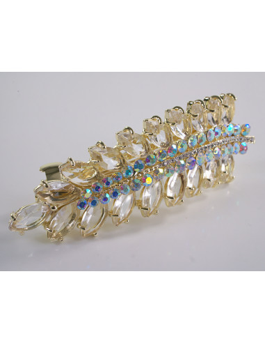 KLAMRA FRANCUSKA DO WŁOSÓW KŁOS Z KAMIENIAMI...