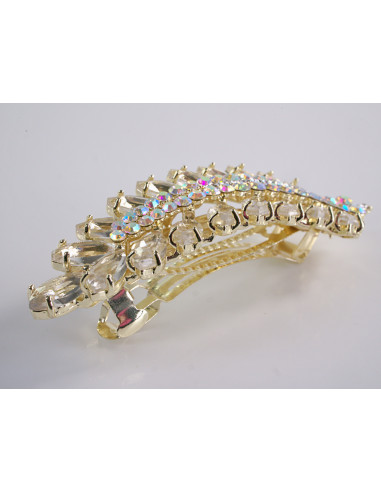 KLAMRA FRANCUSKA DO WŁOSÓW KŁOS Z KAMIENIAMI...