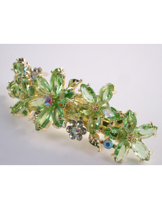 KLAMRA FRANCUSKA DO WŁOSÓW KWIATY Z KAMIENIAMI LOLITA... 2