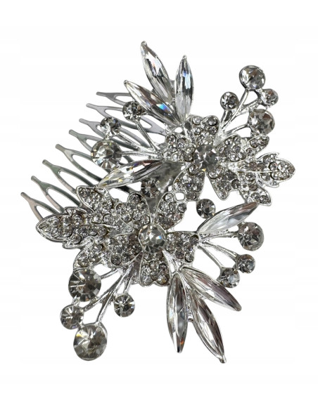 Grzebień wsuwany do włosów ozdobny kamienie Lolita Accessories