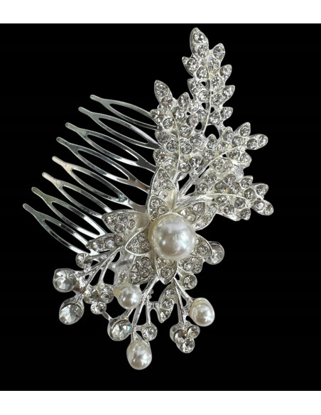 Grzebień wsuwany do włosów ozdobny kamienie Lolita Accessories