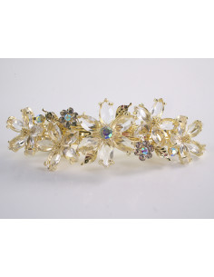 KLAMRA FRANCUSKA DO WŁOSÓW KWIATY Z KAMIENIAMI LOLITA... 2