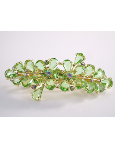 KLAMRA FRANCUSKA DO WŁOSÓW KWIATY Z KAMIENIAMI...