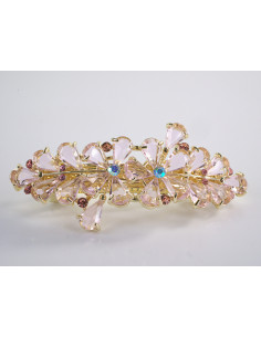 KLAMRA FRANCUSKA DO WŁOSÓW KWIATY Z KAMIENIAMI LOLITA... 2